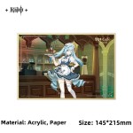 miHoYo Genshin Impact Faruzan Alhaitham Kaveh Badge Pendant Colored Paper Game Accessories